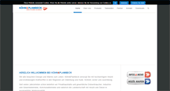 Desktop Screenshot of koehn-plambeck.de